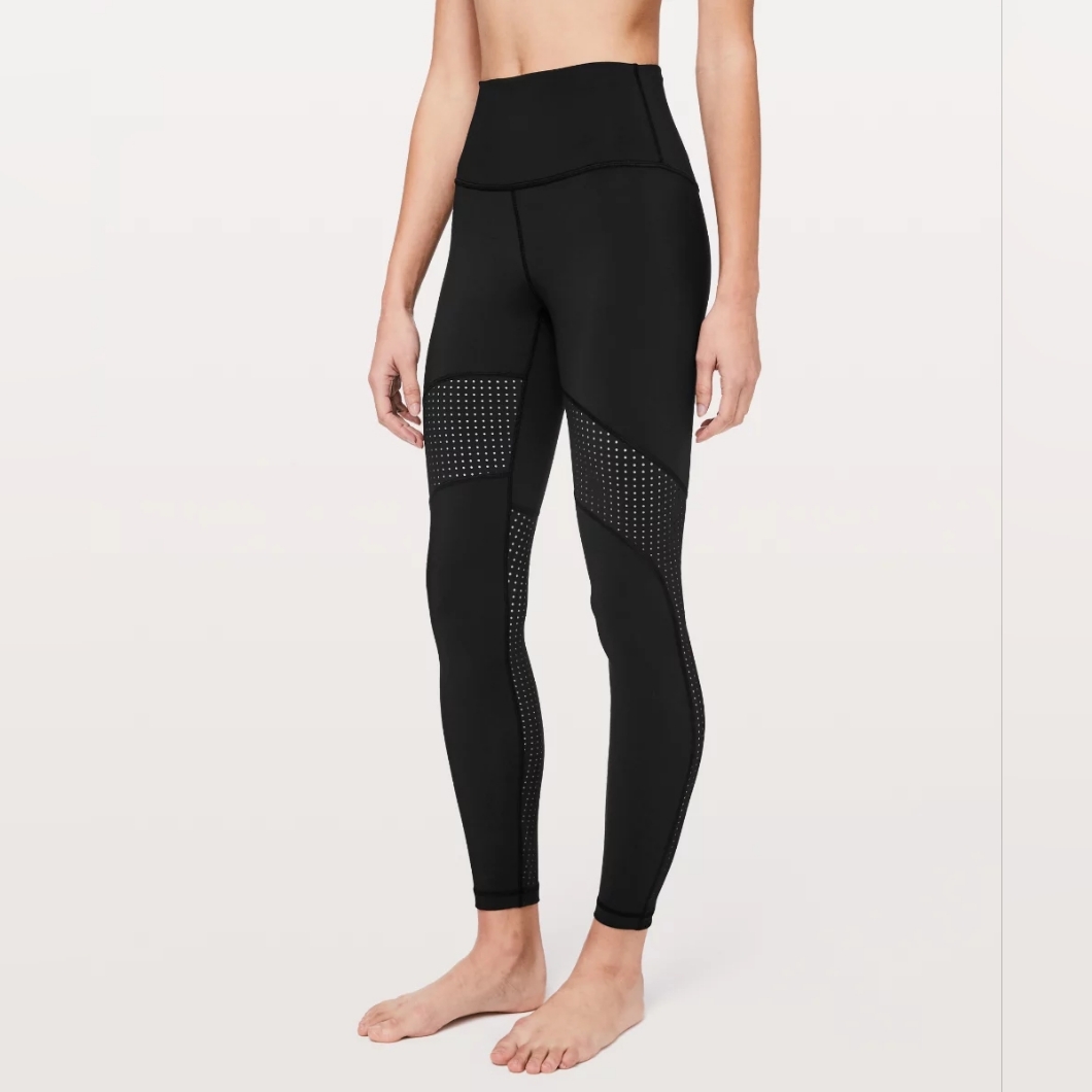 Super Rare Lululemon Beach Break Paddle Tight Designed For Water Black